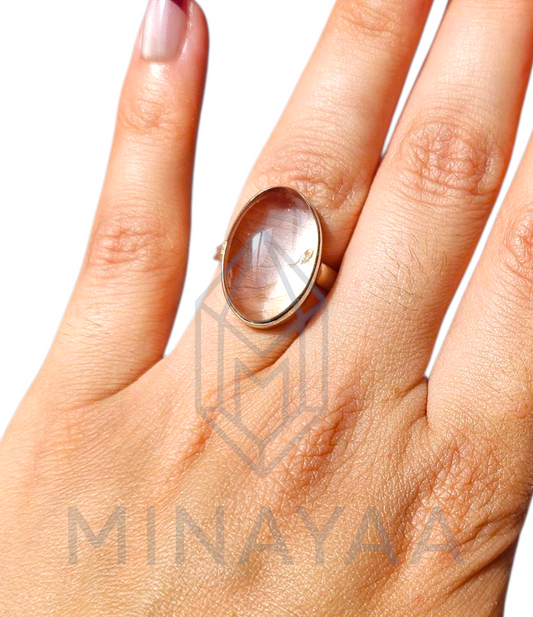 Bague en Argent de Cristal de roche