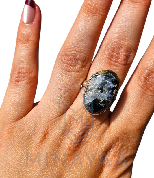 Bague en Argent en Pietersite