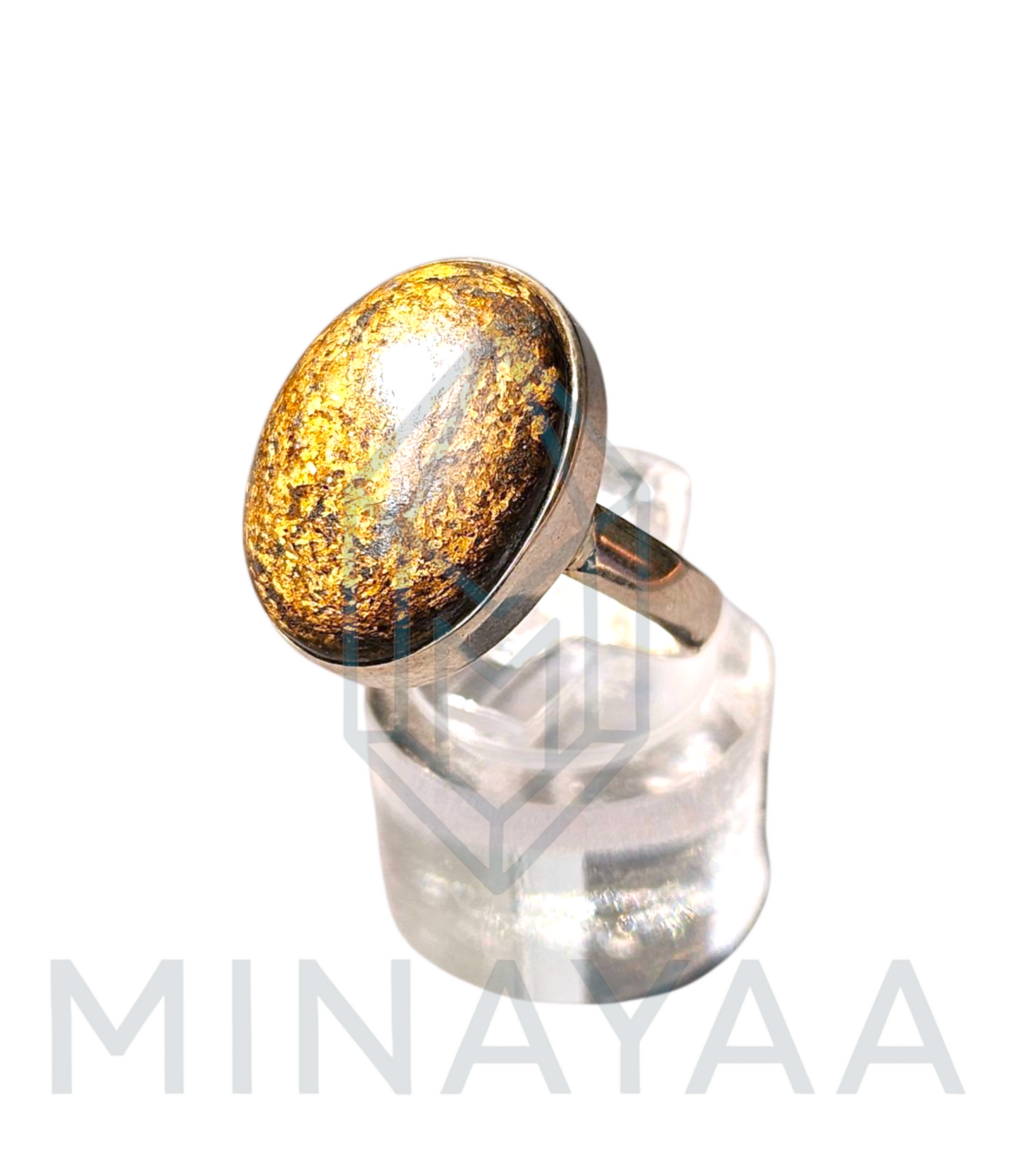 Bague en Argent en Bronzite