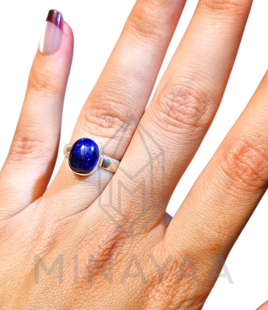 Bague Argent en Azurite