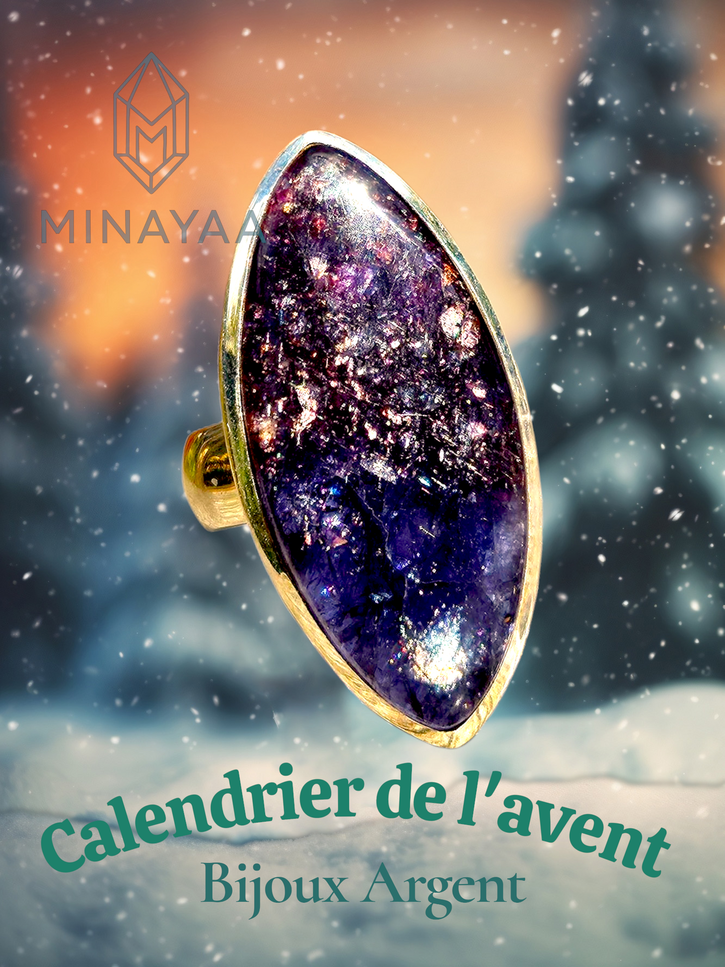 Calendrier de l'Avent Argent 925 - Édition Prestige Minayaa