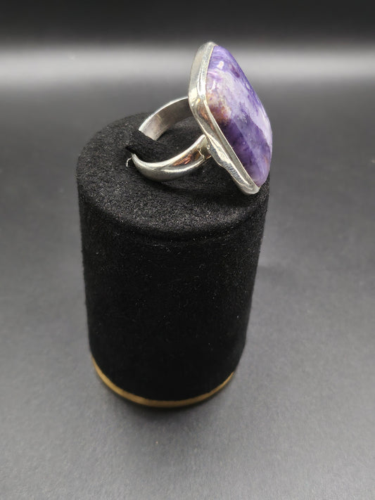 Bague Tiffany Stone - Argent Réglable