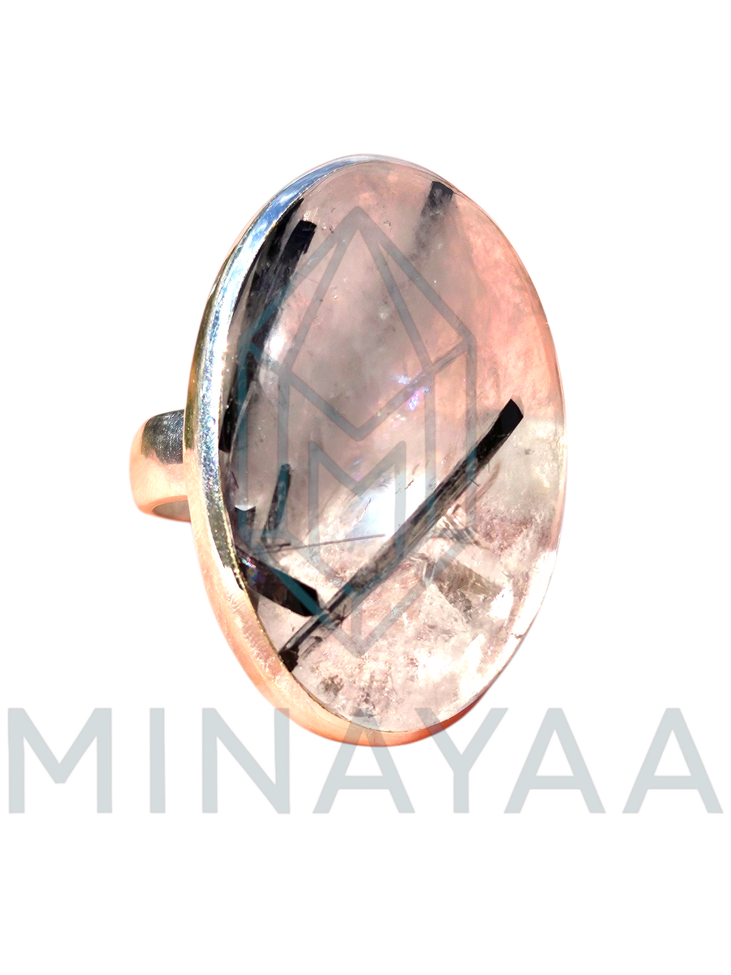 Bague Quartz Tourmaline
