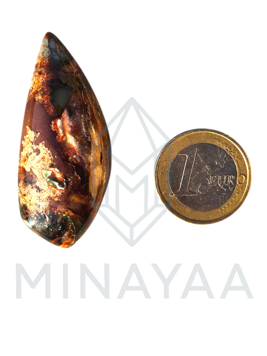 Pendentif Bois fossilisé Opalisé