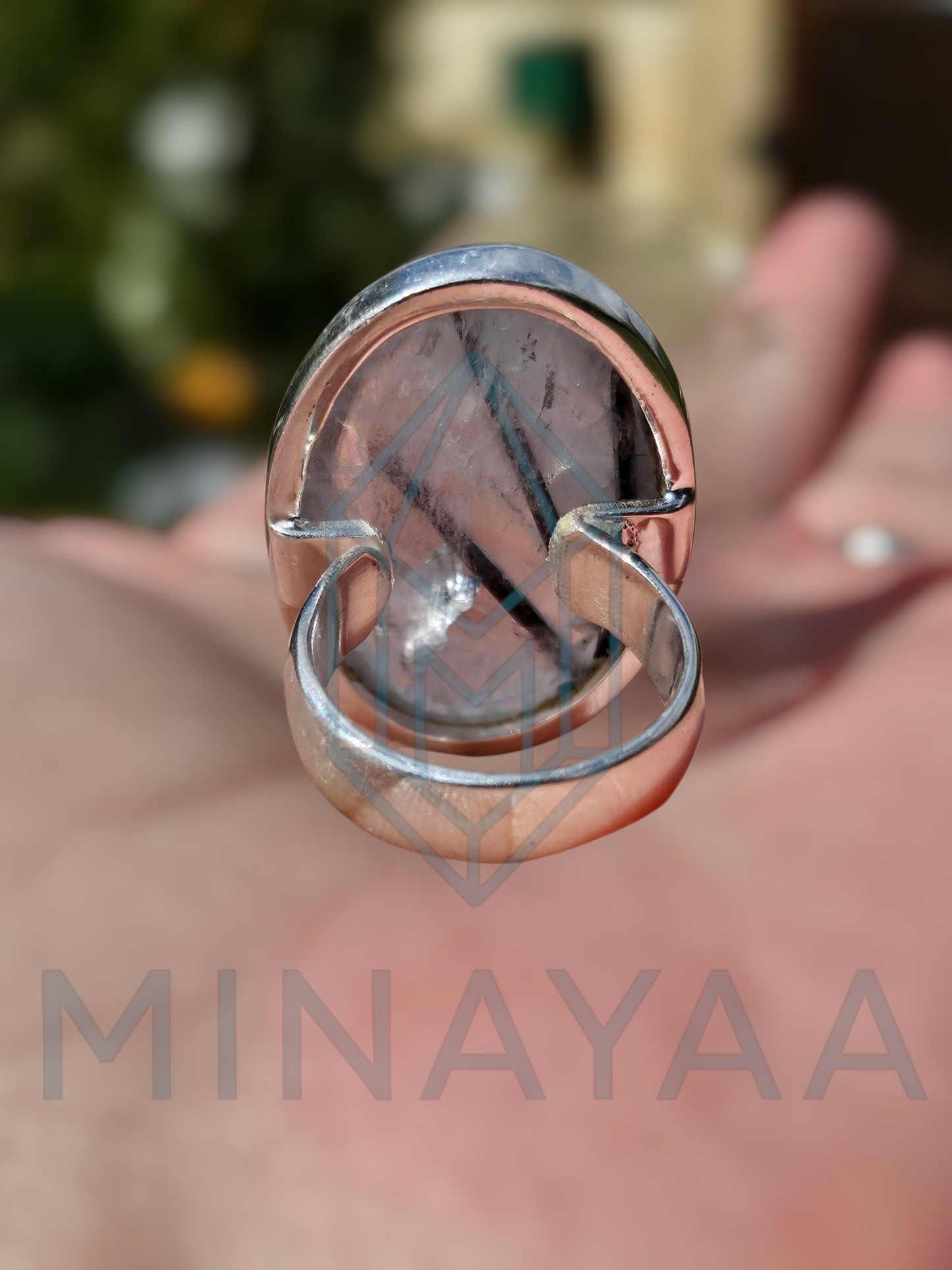 Bague Quartz Tourmaline