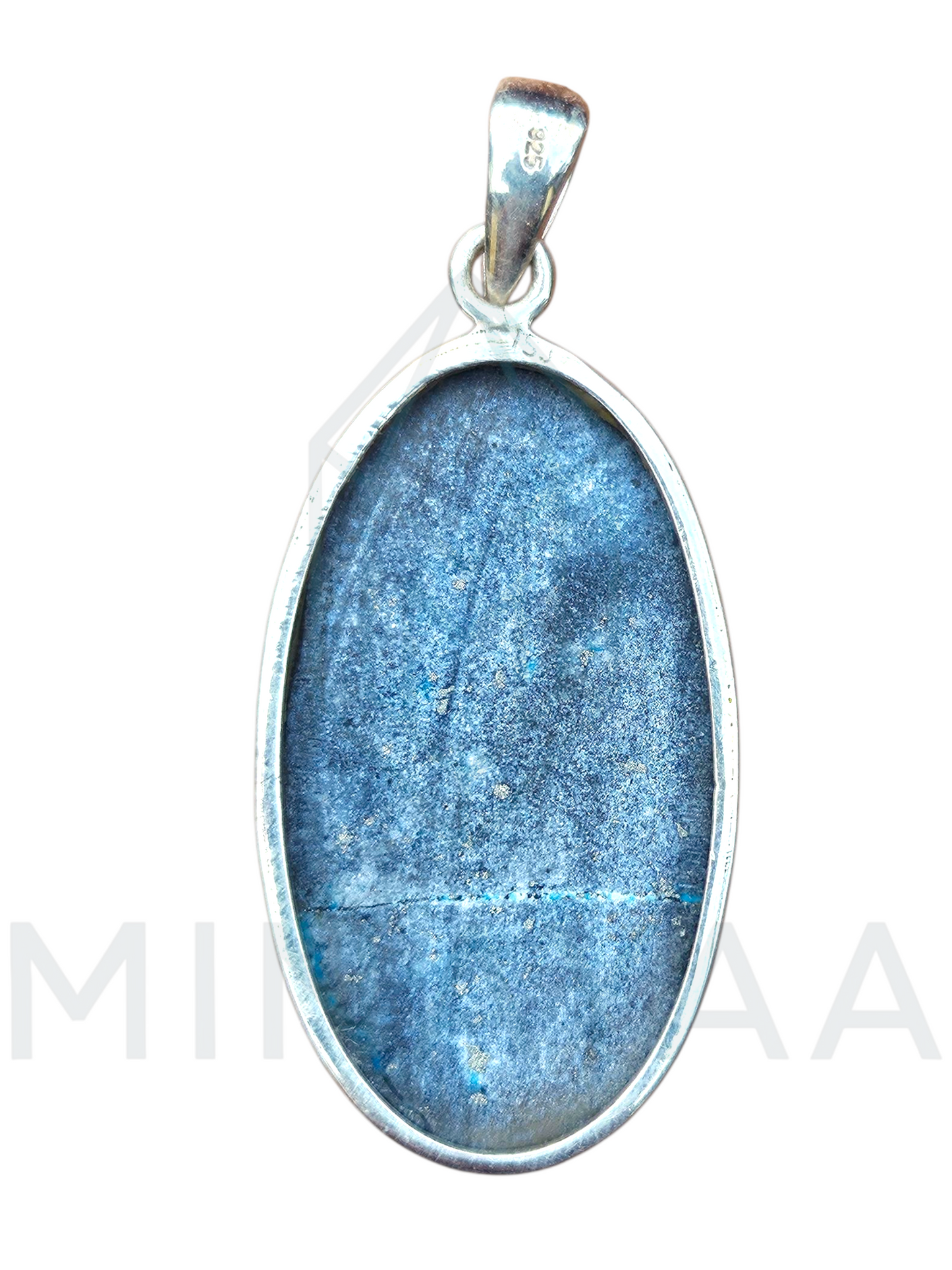 Pendentif Turquoise du Tibet sur Argent 925