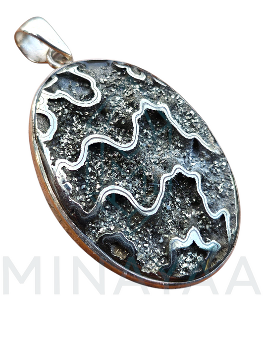 Ammonite avec Pyrite - Fossile Naturel