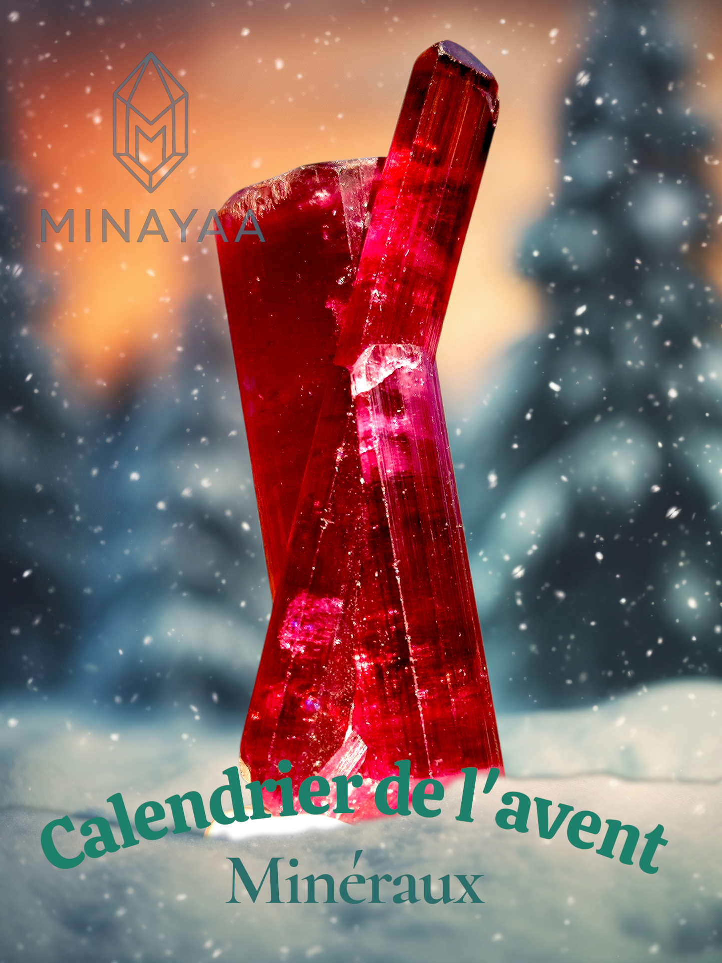 Calendrier de l'Avent Minéraux - Édition Prestige Minayaa