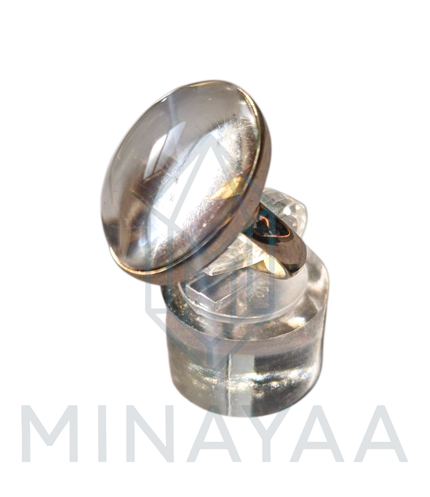 Bague en Argent de Cristal de roche