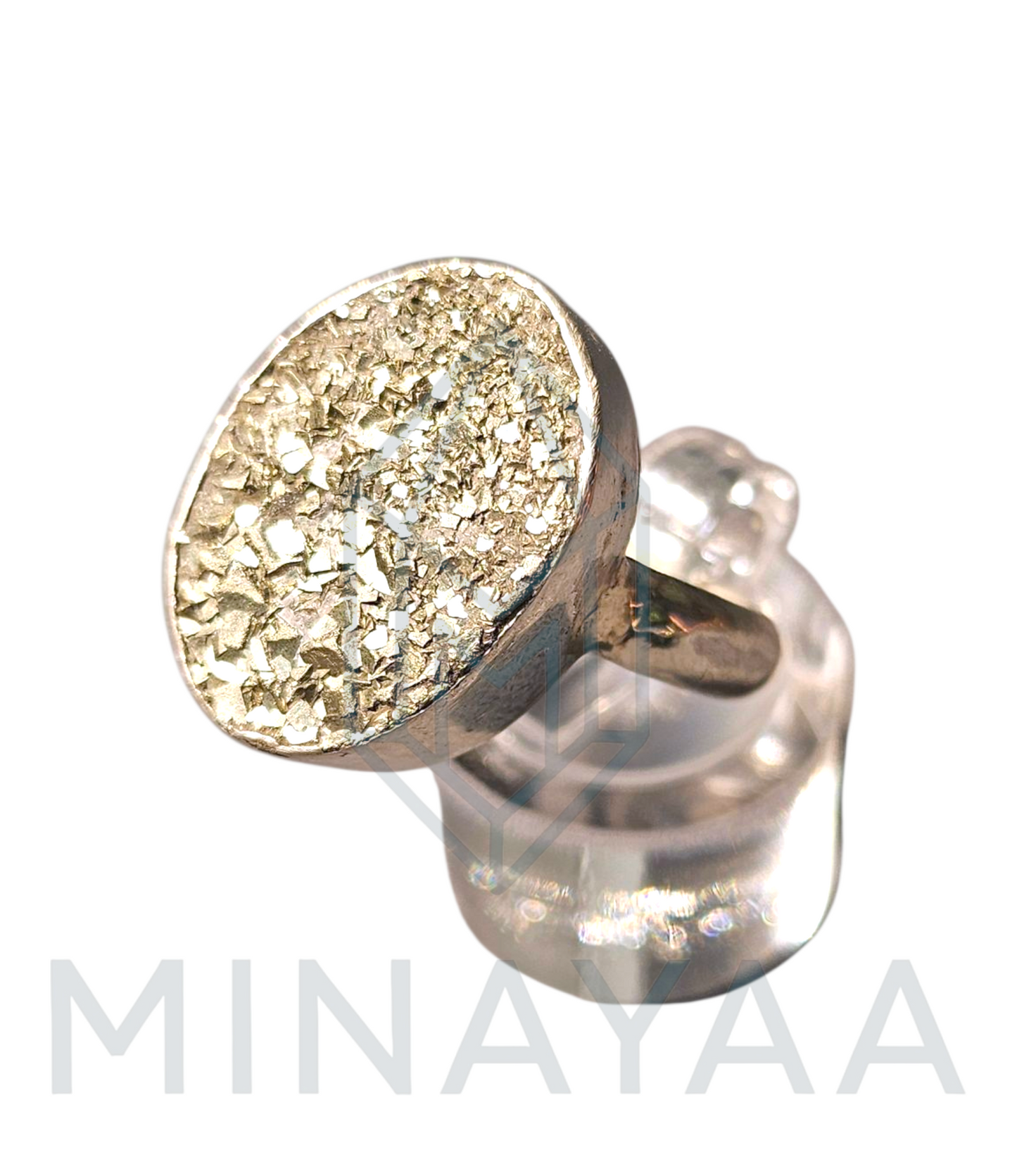 Bague en Argent en Pyrite