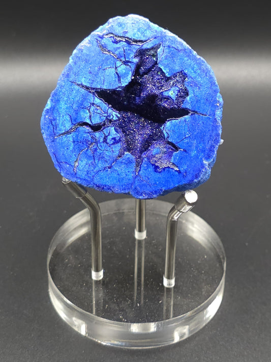 Azurite de Russie – vue de profil