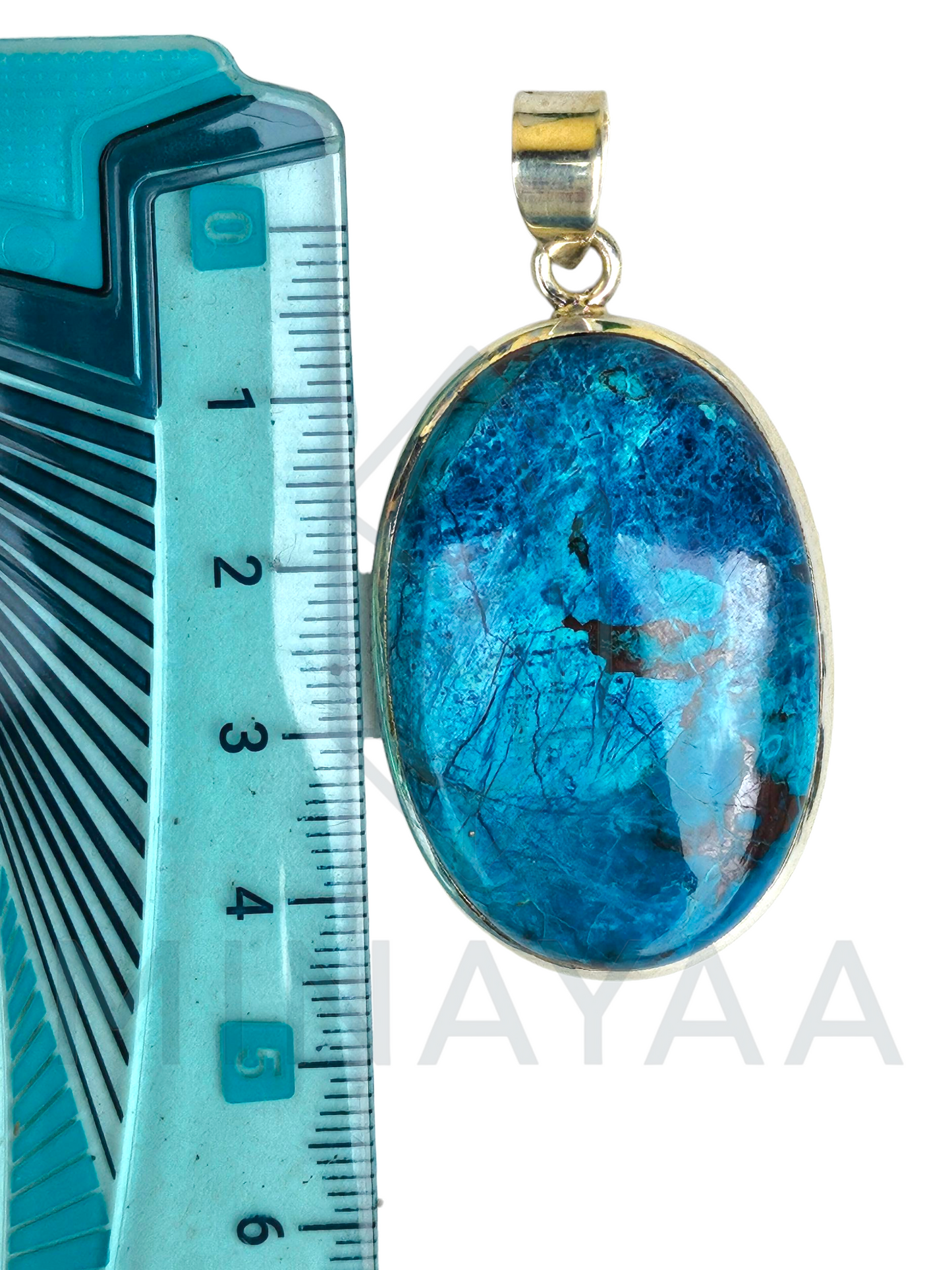 Pendentif Azurite Chrysocolle