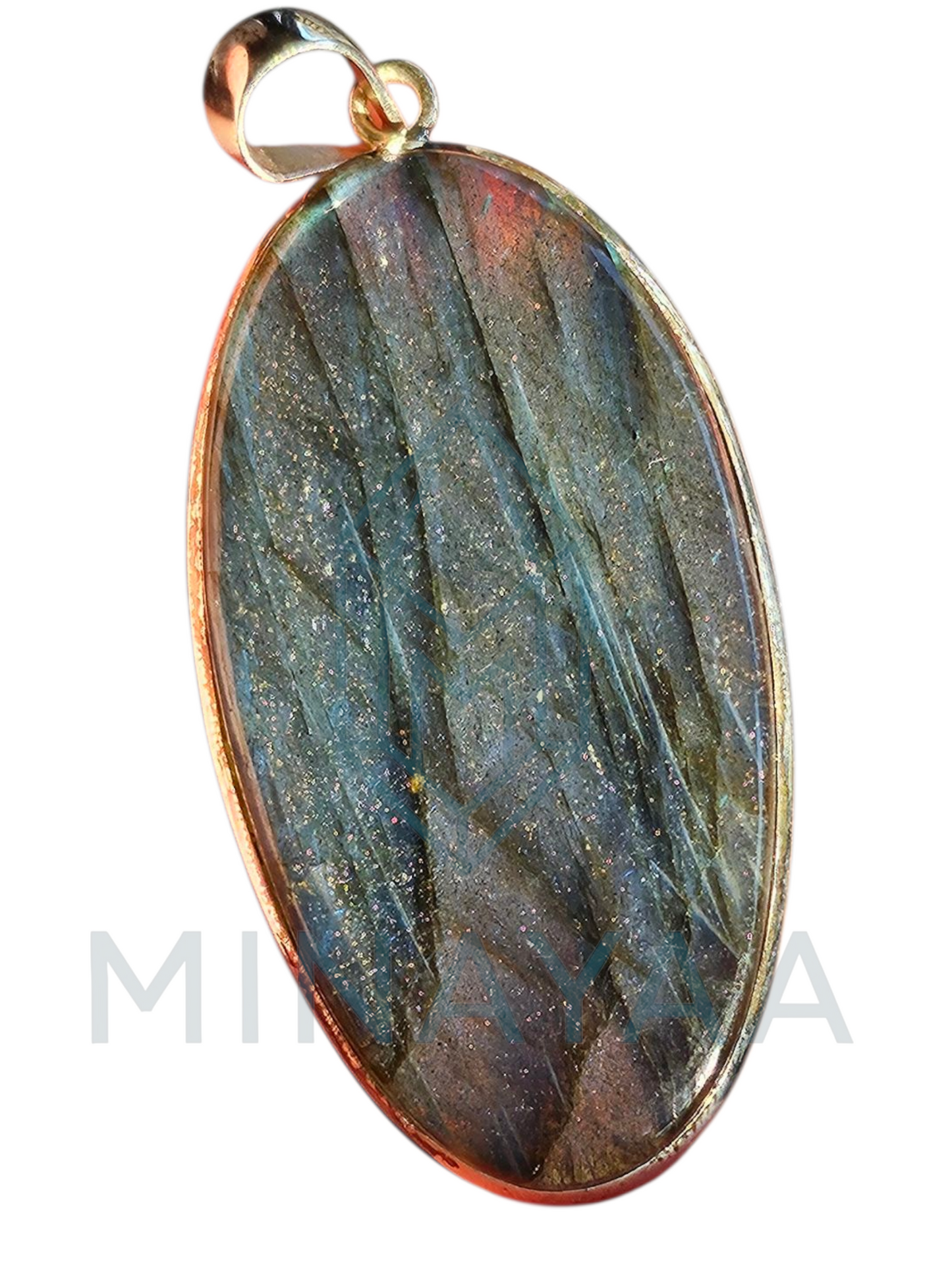 Pendentif Labradorite sur Argent 925