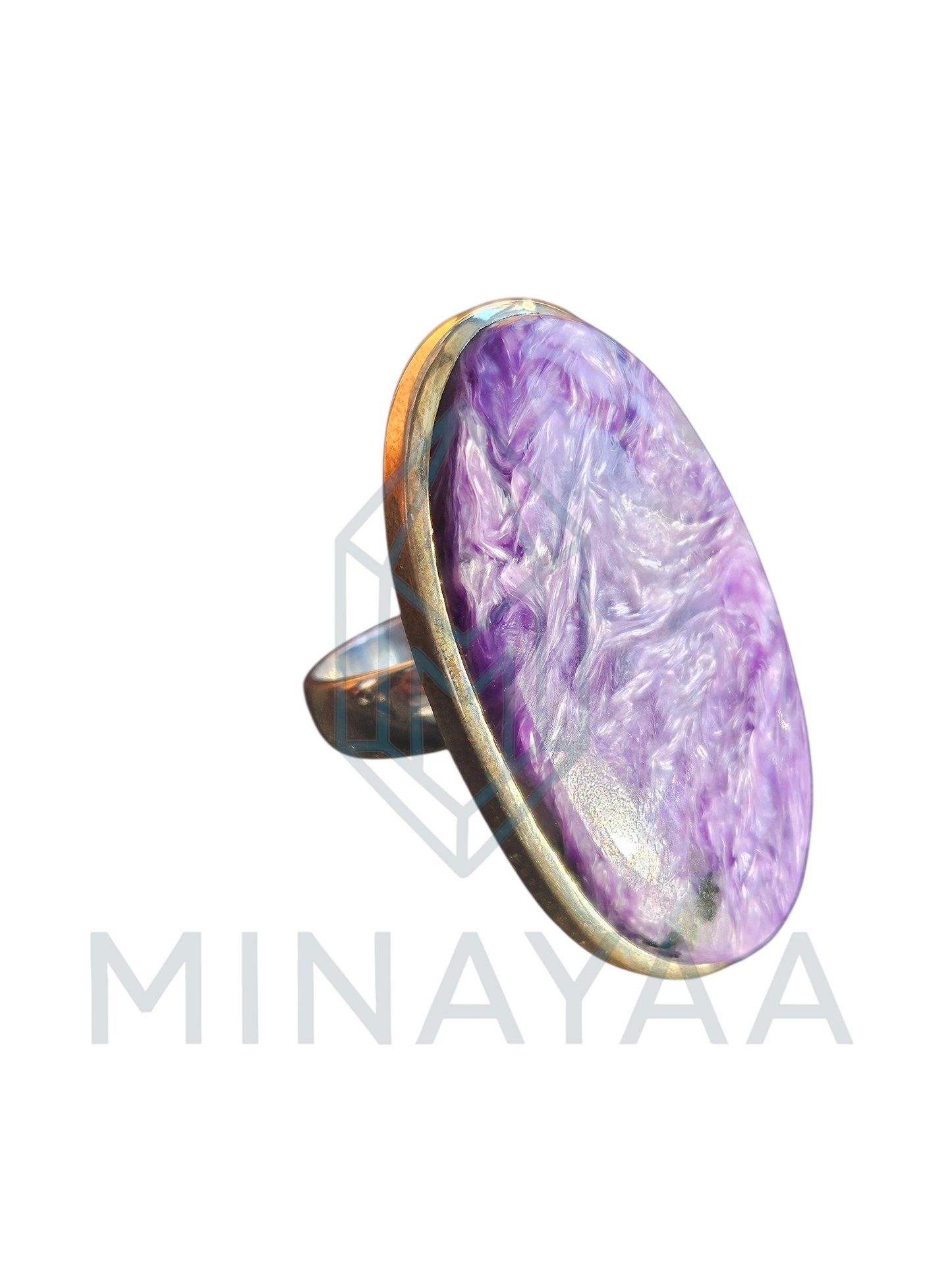 Bague Charoïte sur Argent 925