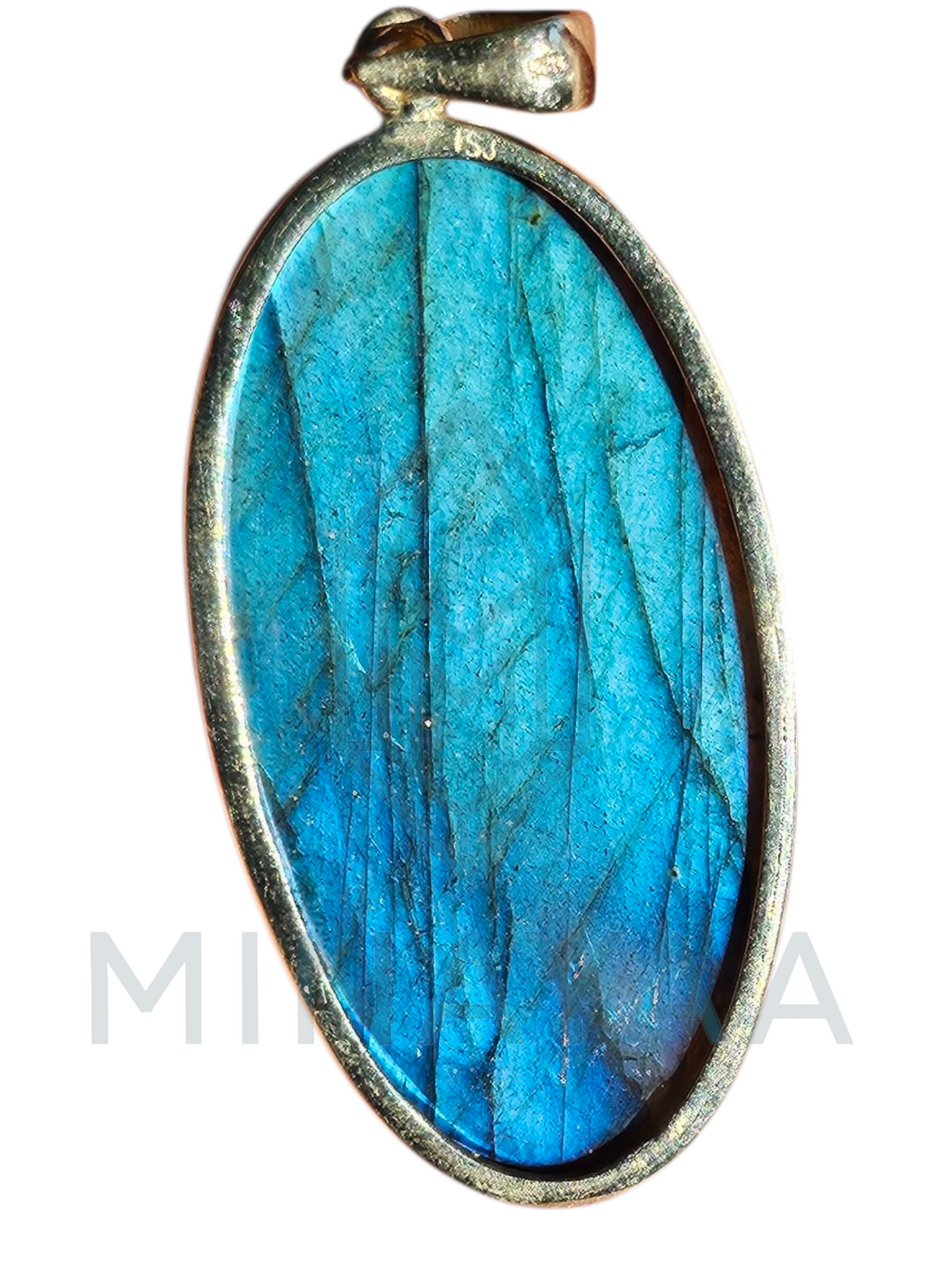 Pendentif Labradorite sur Argent 925