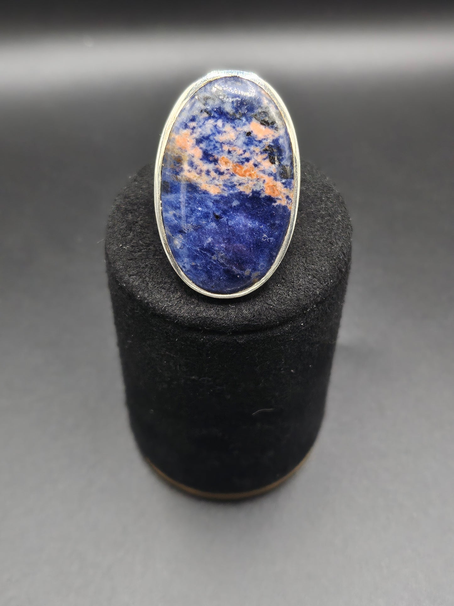Bague Sodalite - Argent Réglable