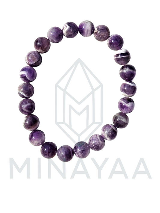 Améthyste chevron 8mm