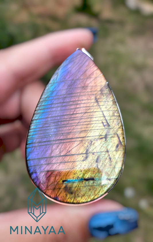 Pendenrif Labradorite en Argent 925