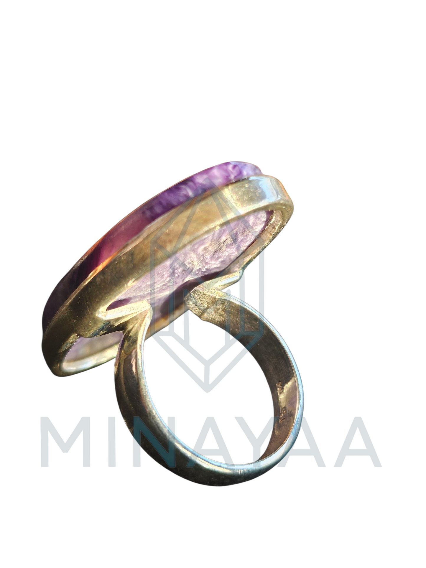 Bague Charoïte sur Argent 925