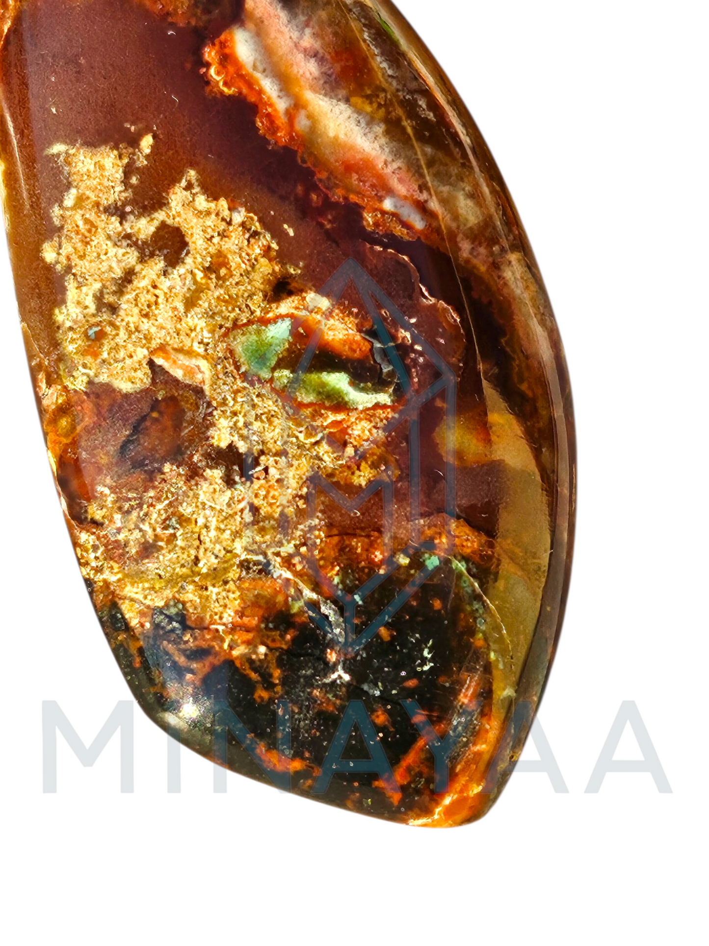 Pendentif Bois fossilisé Opalisé
