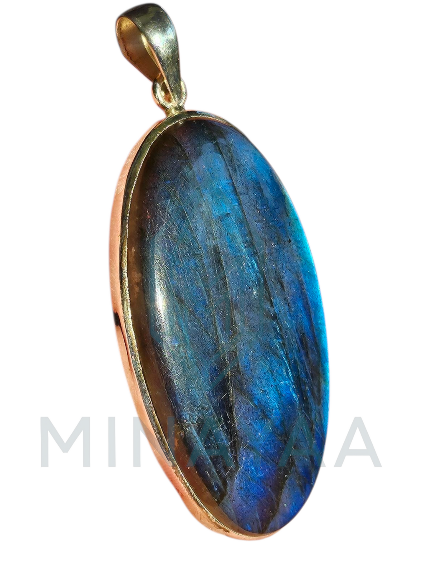 Pendentif Labradorite sur Argent 925