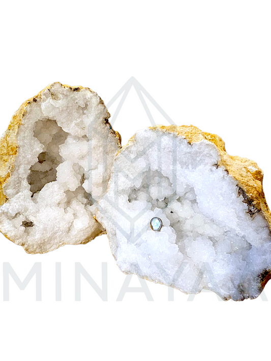 Géode de Cristal de Roche du Maroc - 17kg