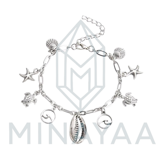 Bracelet de cheville Cauri Breloque