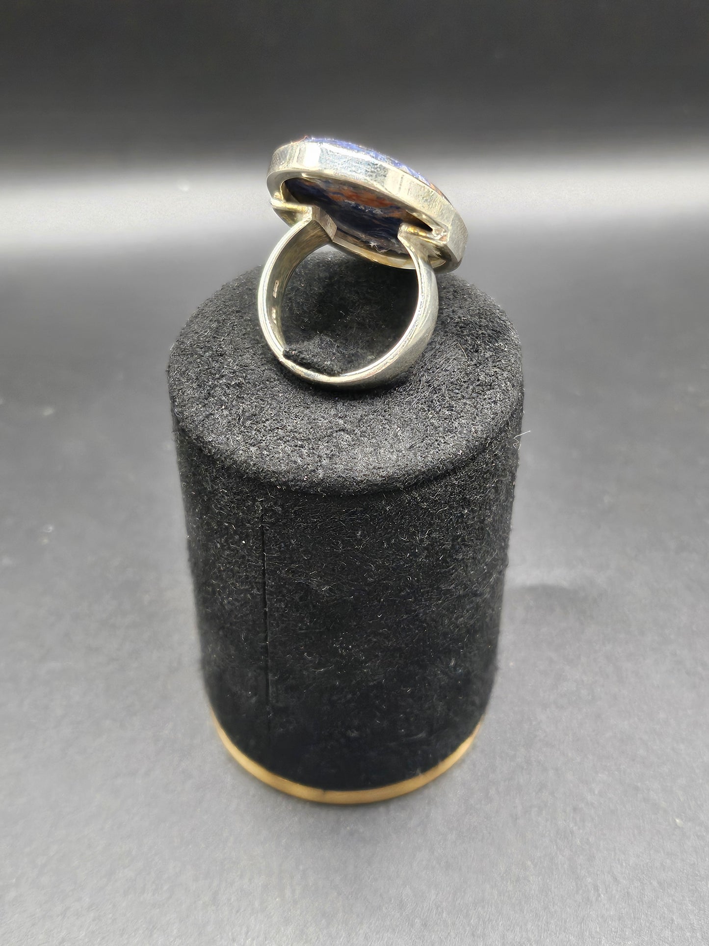 Bague Sodalite - Argent Réglable