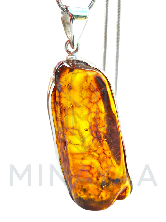 Ambre Baltique sur argent
