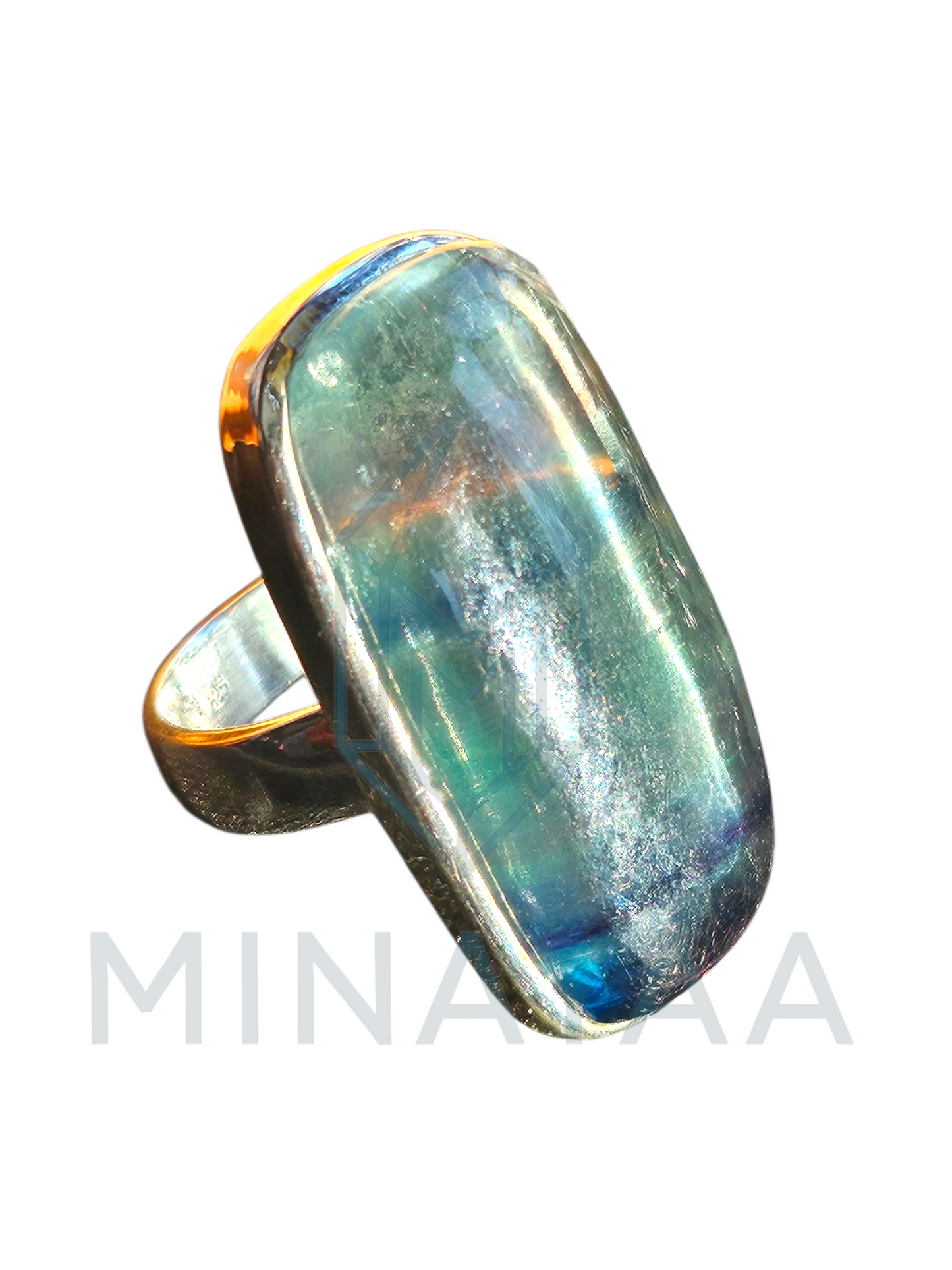 Bague Fluorite sur Argent 925