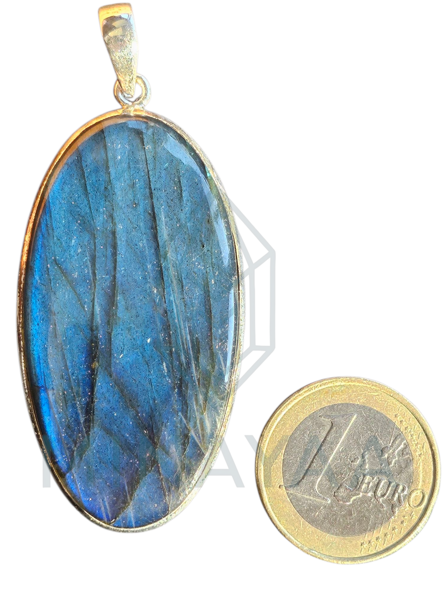 Pendentif Labradorite sur Argent 925
