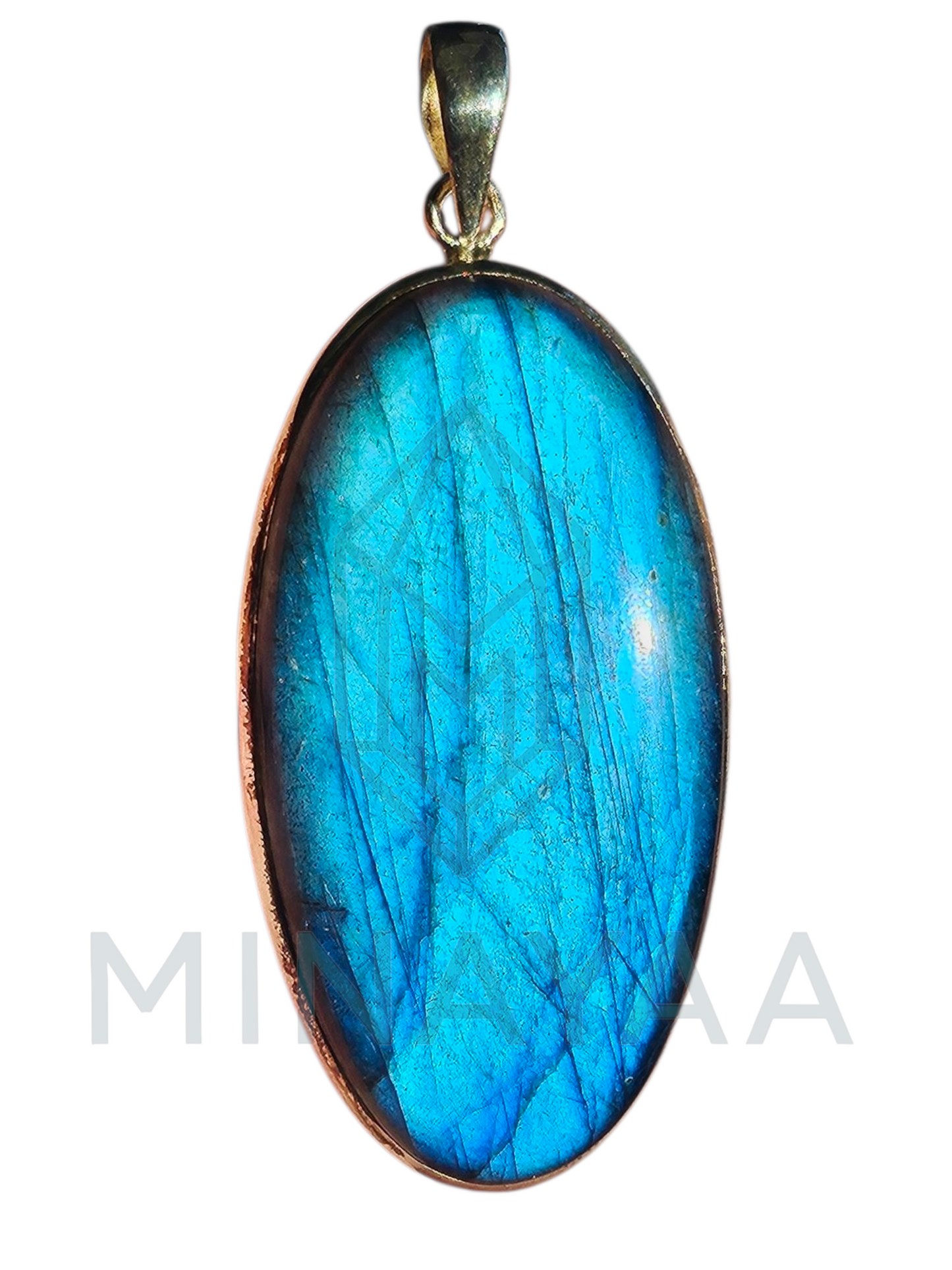 Pendentif Labradorite sur Argent 925