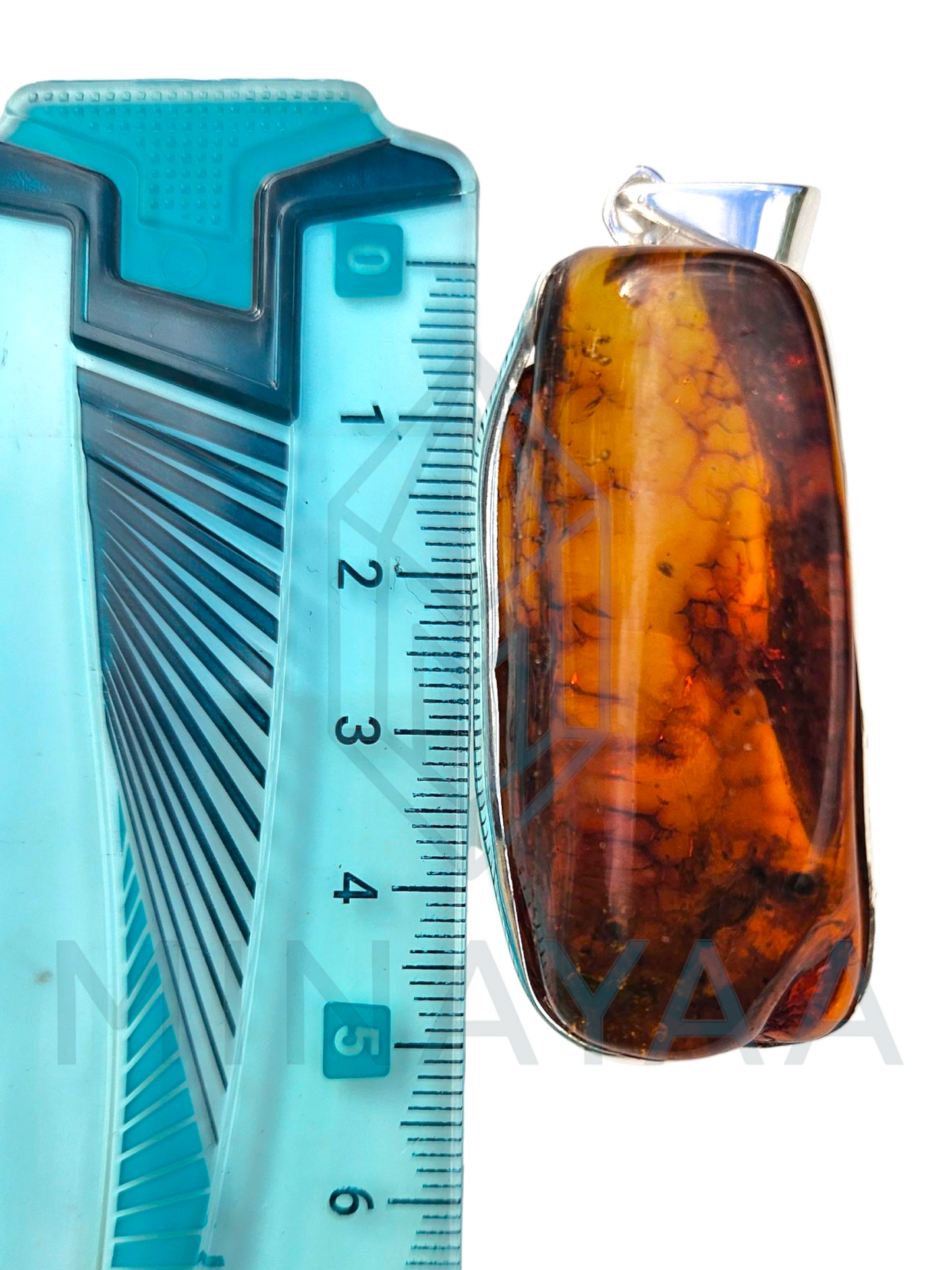 Ambre Baltique sur argent
